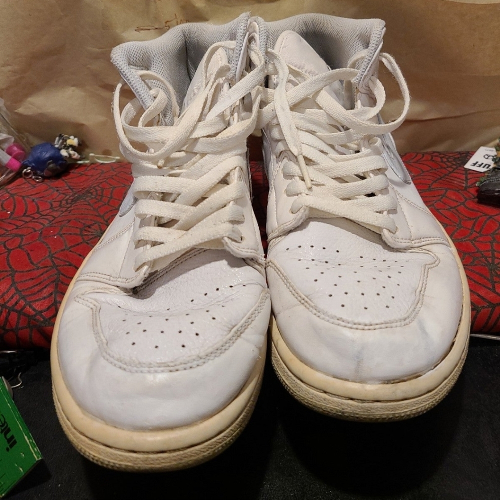 classic white jordans